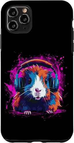 Funda para iPhone 11 Pro Max DJ conejillos de indias