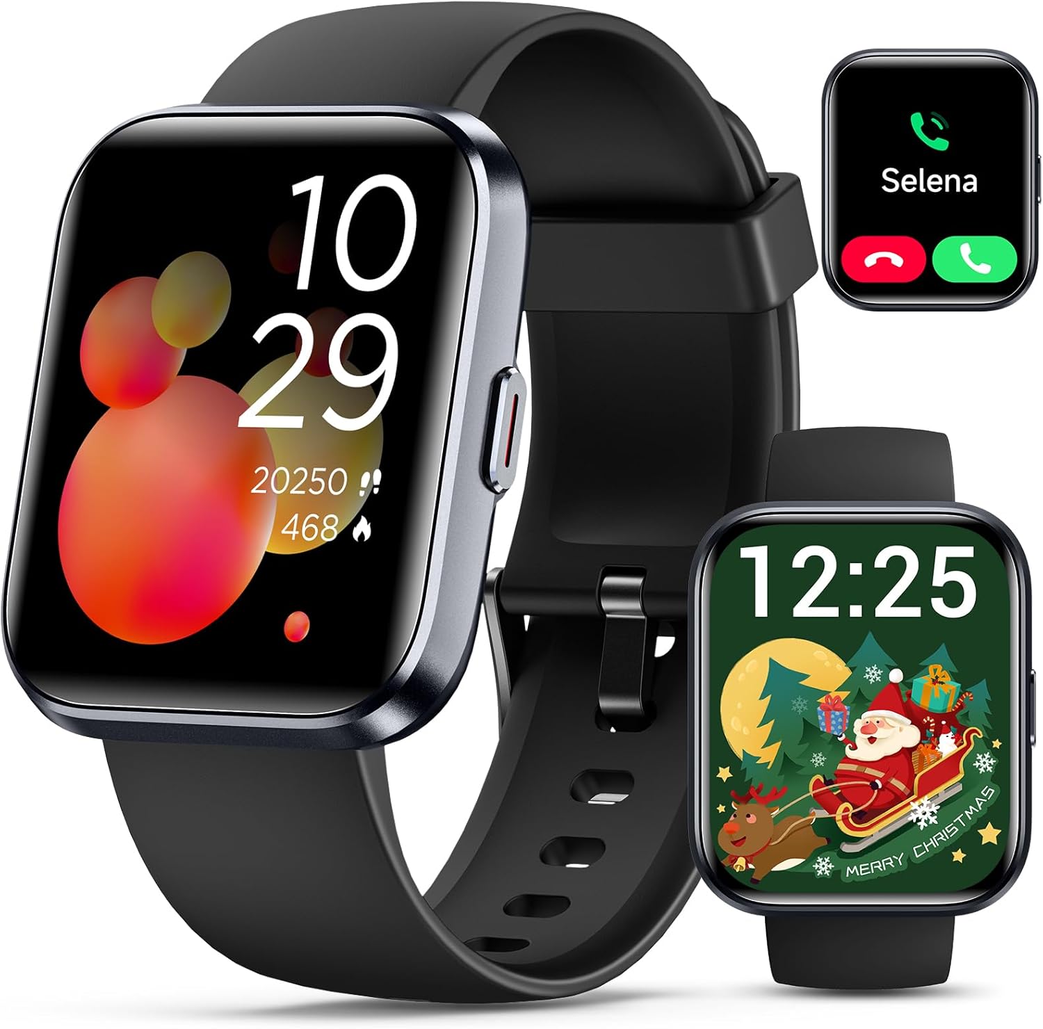 Smartwatch for Women/Men, Compatible with Android & iPhone, 1.8” Fitness Tracker Watch with Alexa, Call & Notification Alerts, Heart Rate & Sleep Monitor, 120 Sports Modes, Waterproof Smart Watch Smartwatch for Women/Men, Compatible with Android & iPhone, 1.8” Fitness Tracker Watch with Alexa, Call & Notification Alerts, Heart Rate & Sleep Monitor, 120 Sports Modes, Waterproof Smart Watch