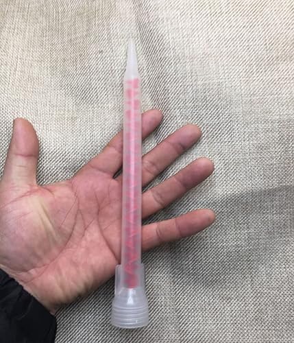 Miniatura 5 de Boquilla mezcladora de doble barril, 15 boquillas de pistola de epoxi doble, adecuadas para cartuchos de tinta manuales de 6.8 fl oz y 13.5 fl oz