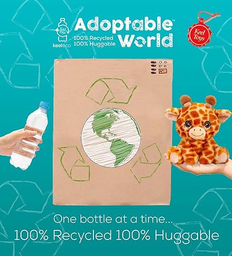 Miniatura 2 de Adoptable World - Peluche ecológico, juguetes suaves 100% reciclados (panda rojo)