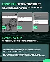 Vista 7 de SCITOO 4 adaptadores de rueda de 4 x 110 a 4 x 156 12 x 1.25 2.913 in 1 pulgada compatibles con 2007-2016 para Rancher 420 2002-2007 para Eiger 400