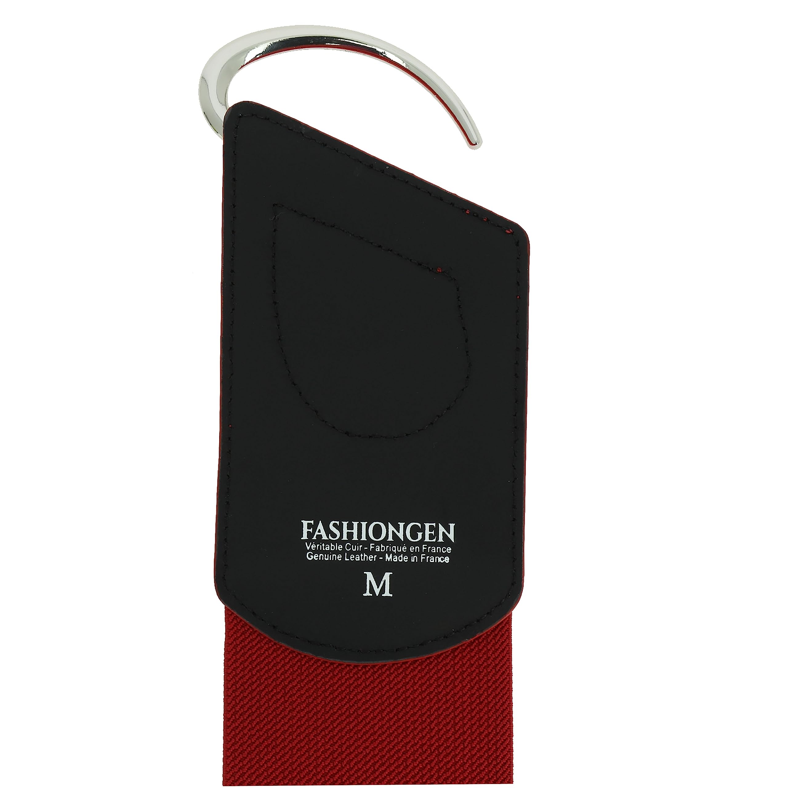 FASHIONGEN - Ceinture femme élastique Cuir de Vachette, DARLENE, Fabriqué en France