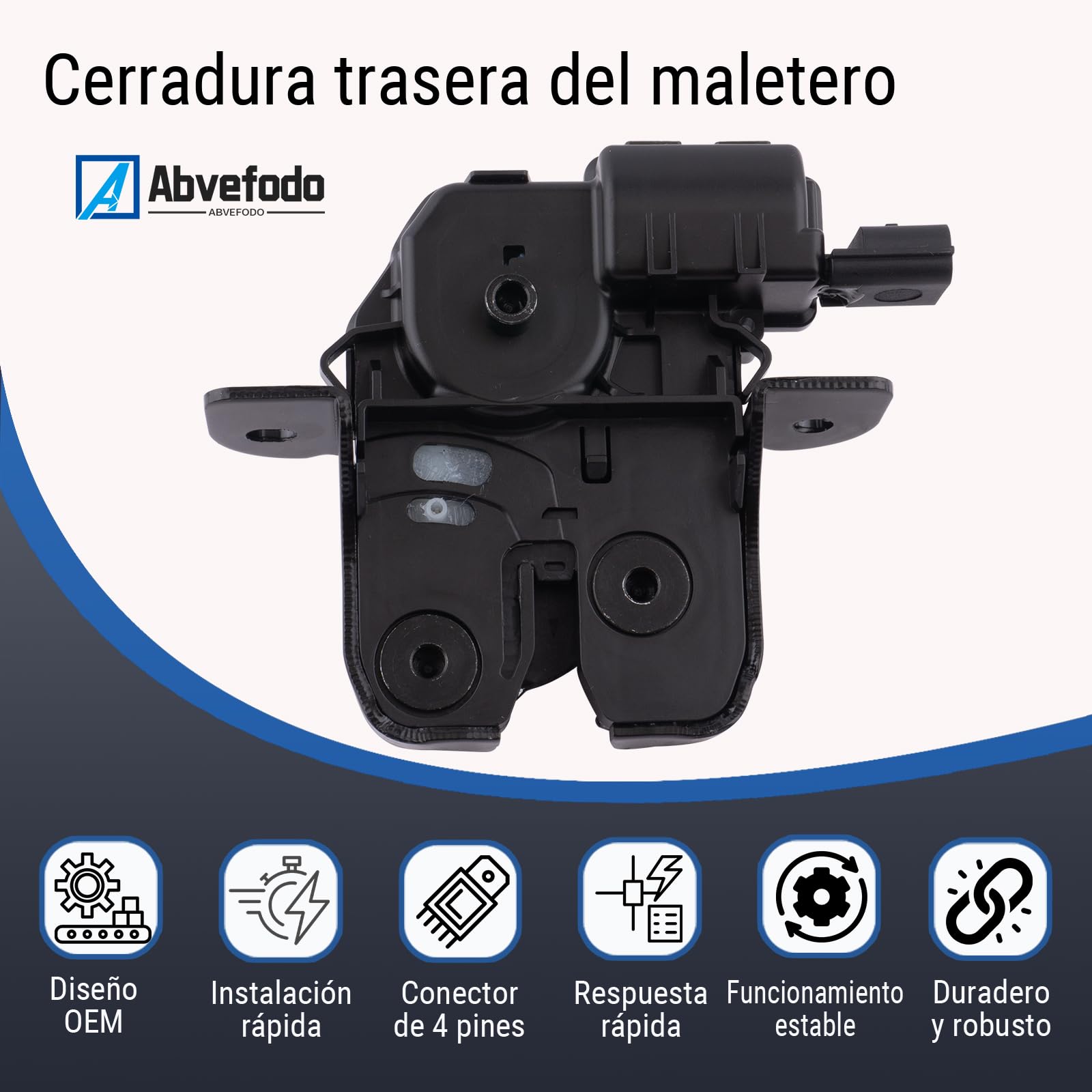 846300003R Actuador de Cierre de Portón Trasero Compatible con Renault, Dacia & Nissan