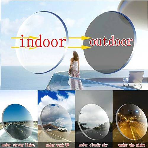 Miniatura 4 de Lentes de lectura multifocales fotocromáticos deportivos para hombres y mujeres, lentes de sol presbópicos bifocales ligeros de transición