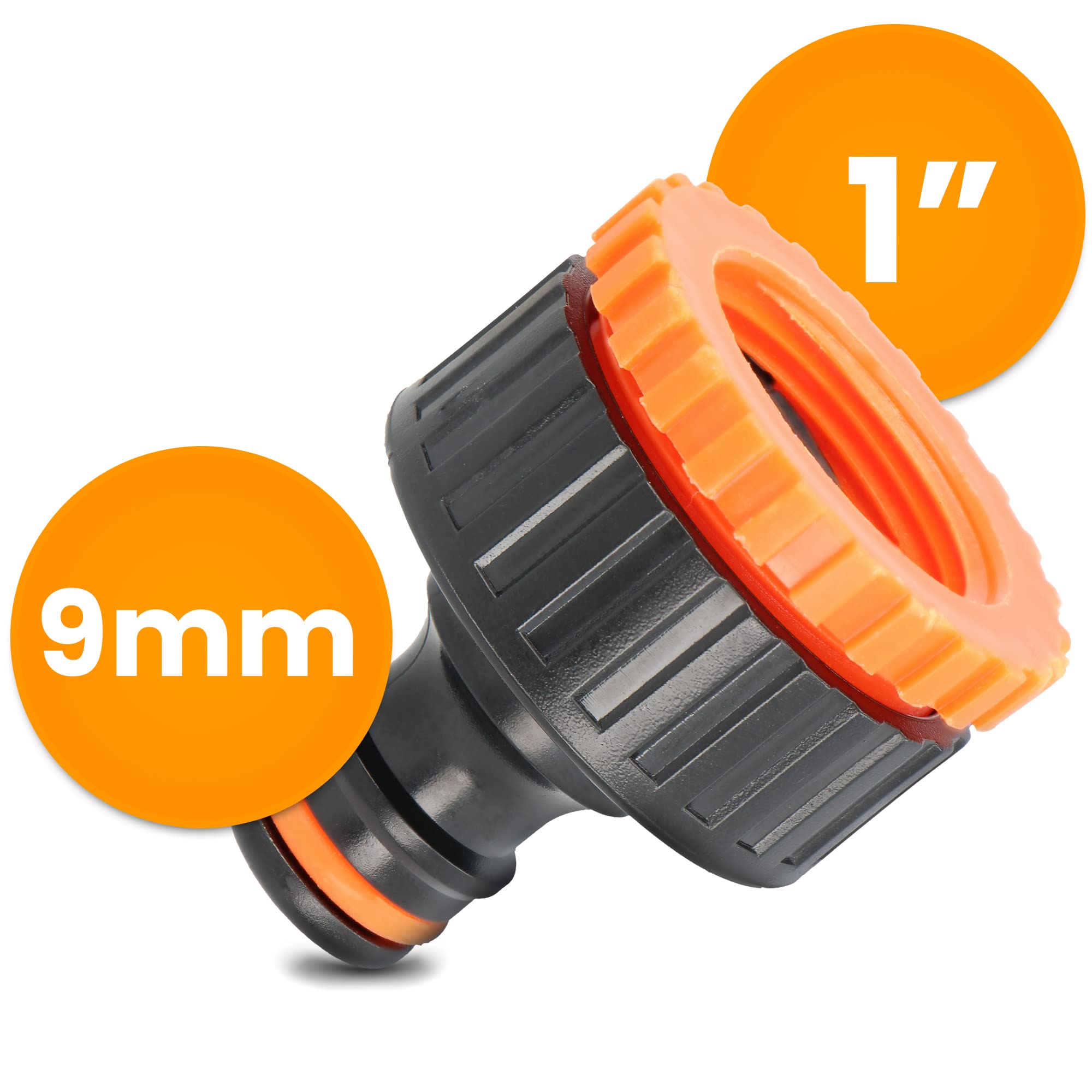 Rubinetto con adattatore per filettatura 3/4 & 1 (pollici), uner