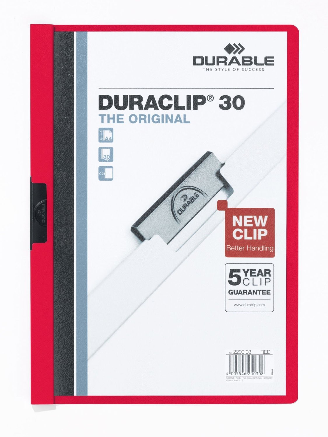 Durable 2200 Duraclıp 30, Kırmızı