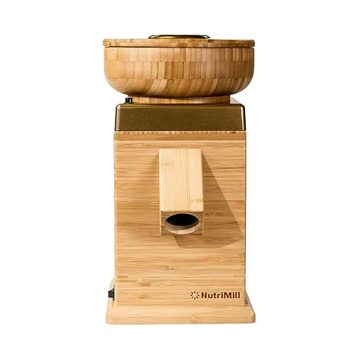 NutriMill Harvest Stone Grain Mill, 450 Watt - Gold