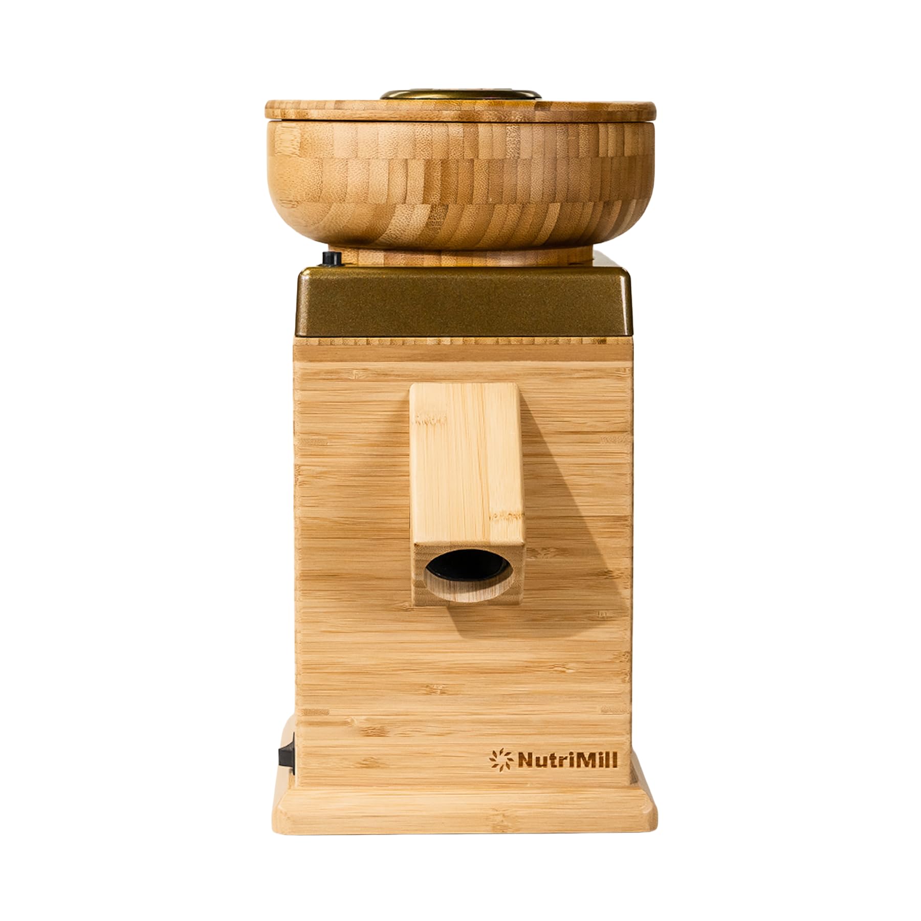 NutriMill Harvest Electric Stone Grain Mill, 450 Watt - Gold