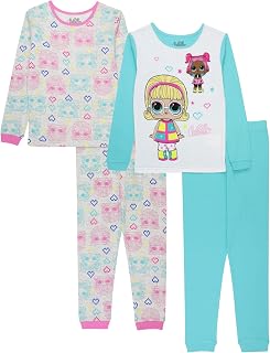 Girls' Snug Fit Cotton Pajamas