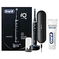 Oral-B Spazzolino Elettrico Ricaricabile iO 10 Nero, 1 Testina