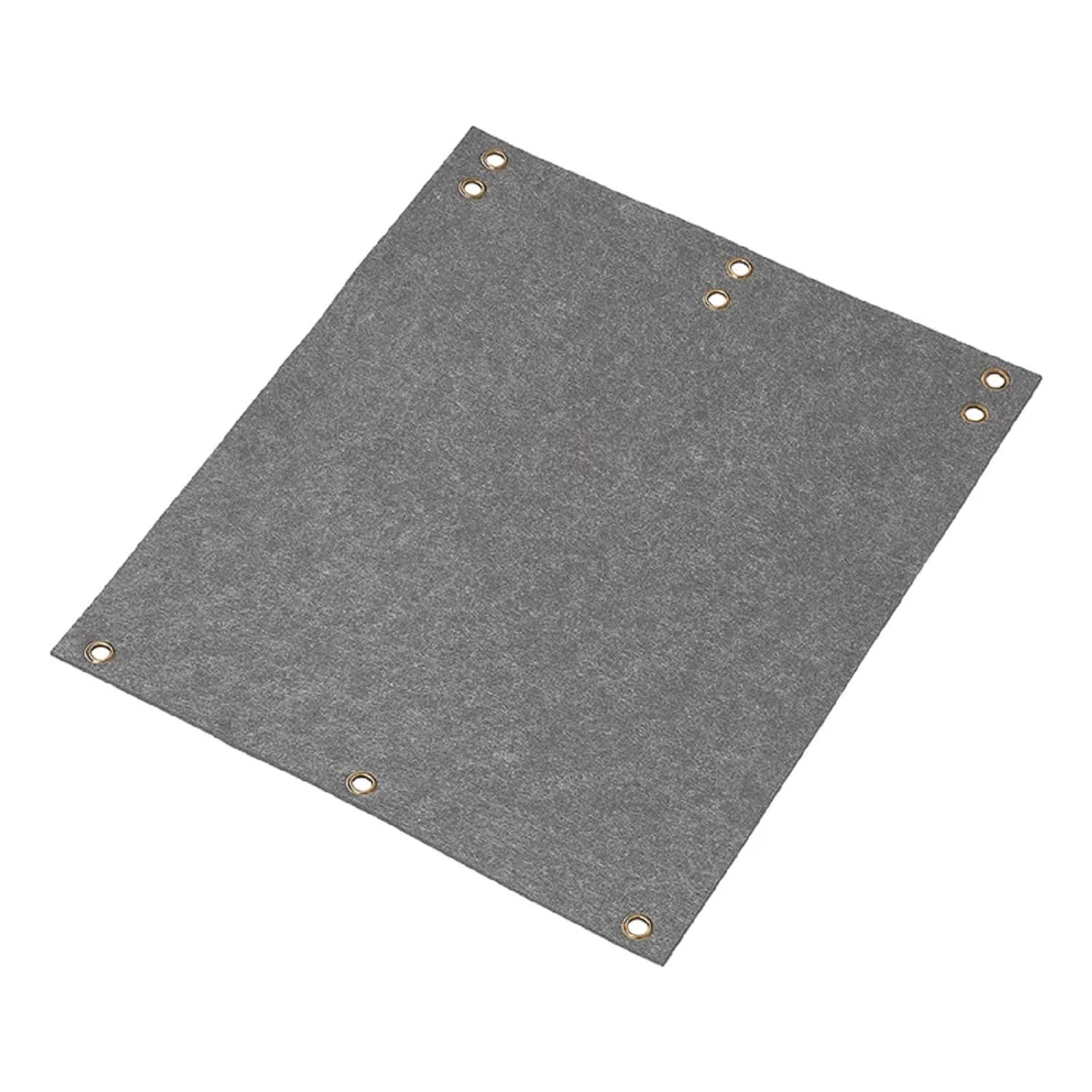 ProPlus 360831 - Tapis de Sol - Dimensions : 445 x 375 mm - pour marchepied avec 3 Ressorts de Serrage - Empêche Le Glissement