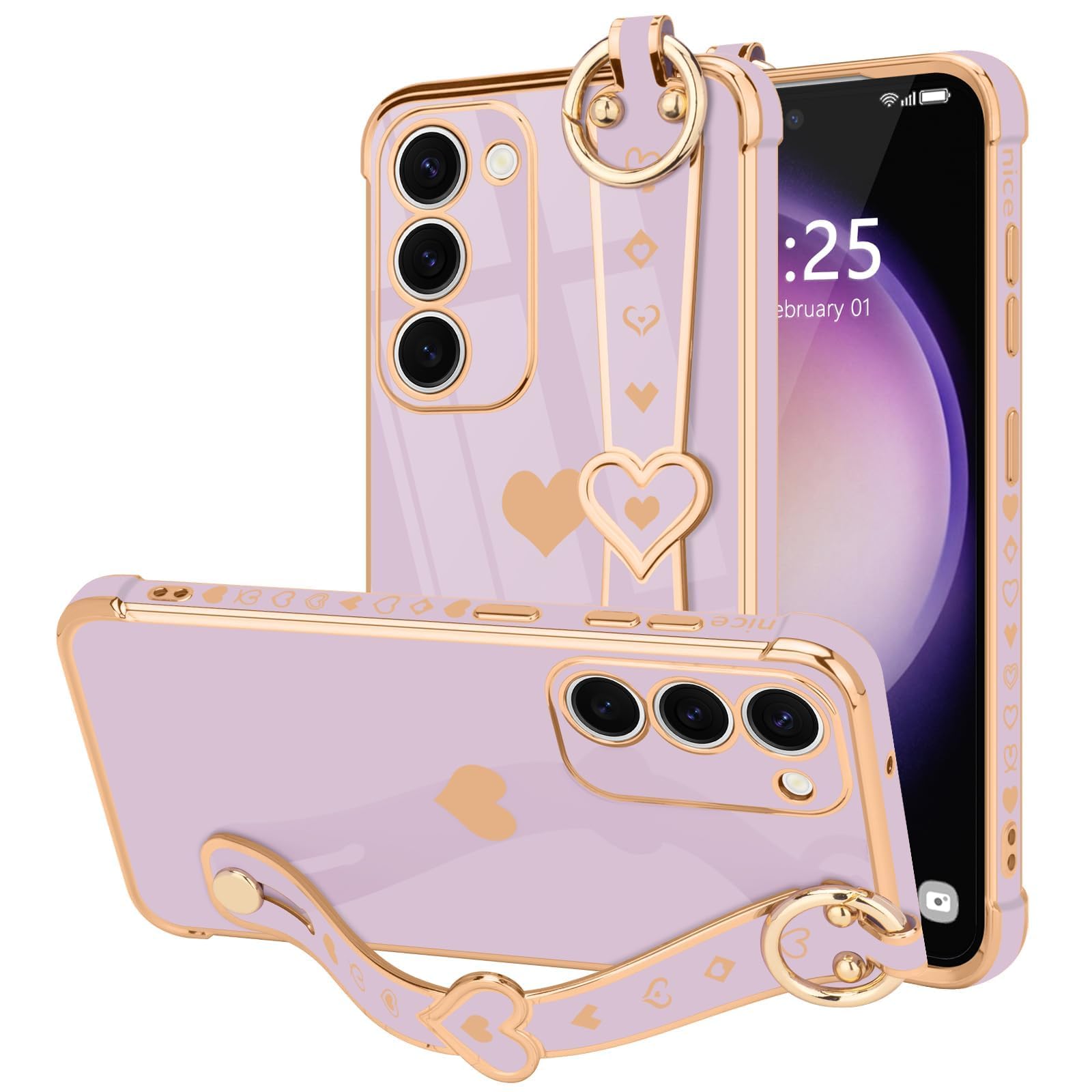 LLZ.COQUE Handyhülle für iPhone 17 Pro Max, Mädchen Curly We