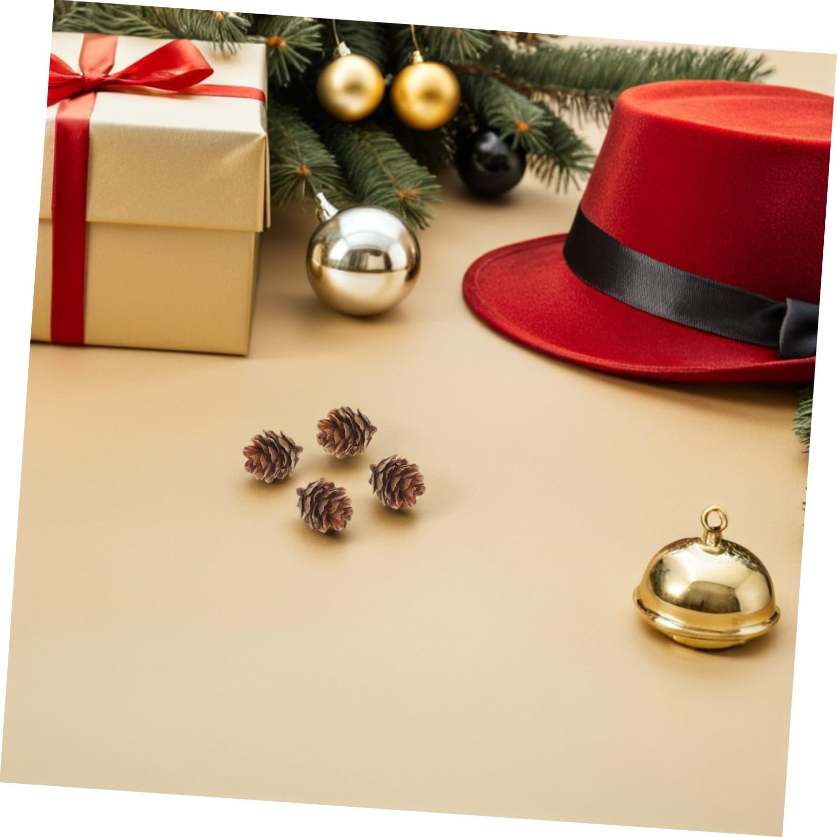 Kleiner Kiefernzapfen Ornamente Aus Naturholz 1-2cm Kleine Tannenzapfen Weihnachtsbaumschmuck Zum Aufhängen Rustikale Dekoration Für Weihnachts Und Selbstgemacht Projekte