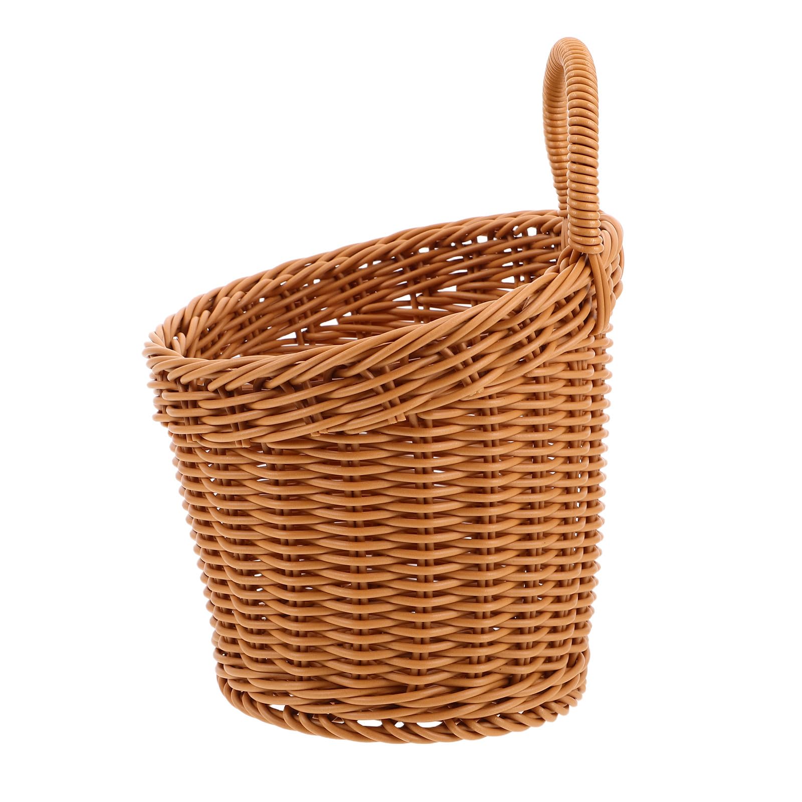 Cesta colgante tejida de plástico KICHOUSE para organizar cebollas y ajos en la cocina despensa