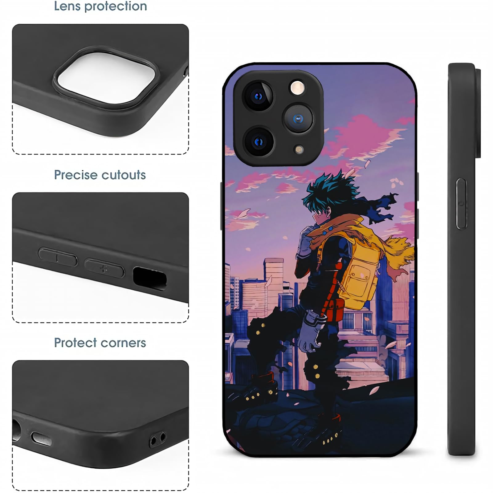 Amazon.co.jp: LPENTIU(売店)ヒロアカスマホケースiphone11ケース