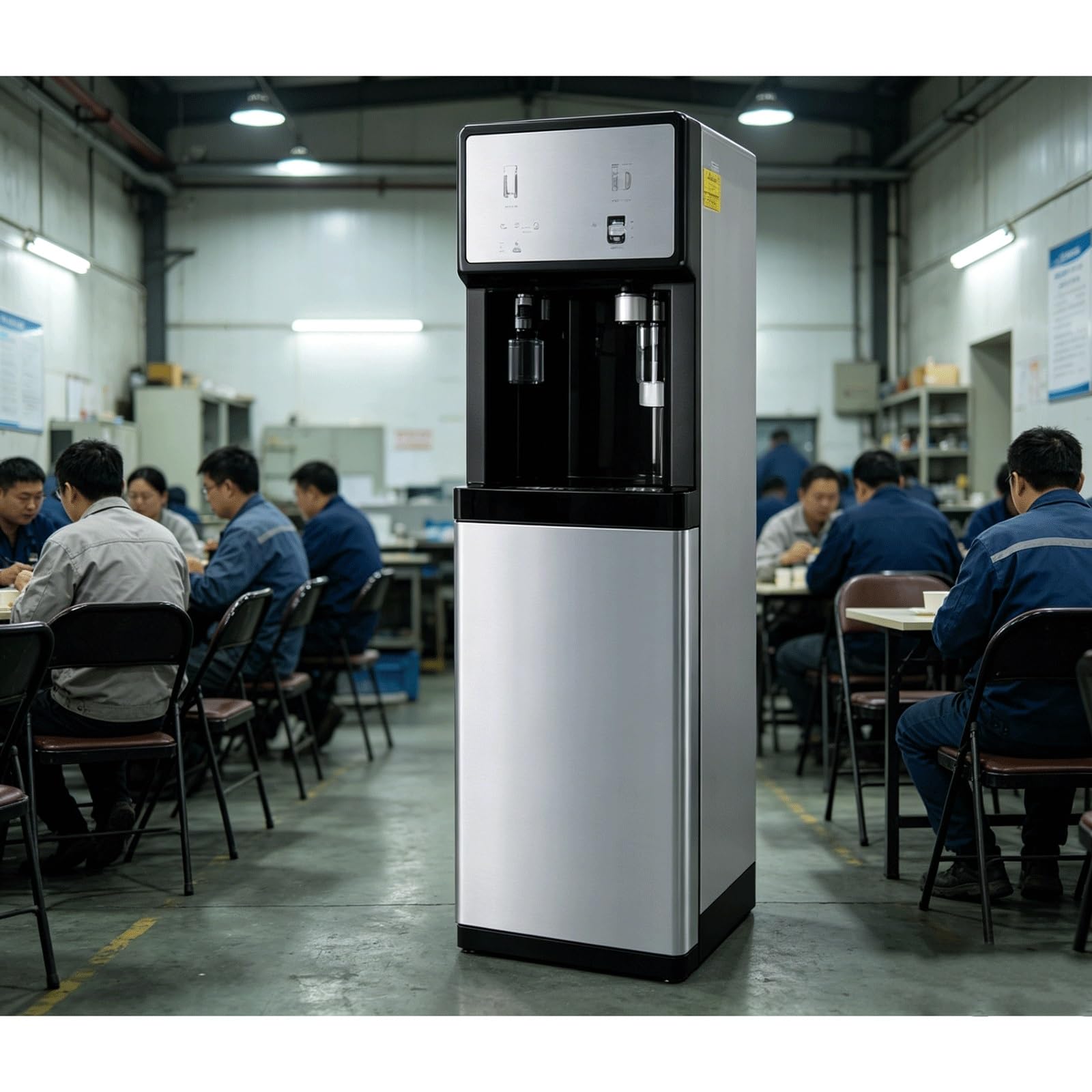 Freestanding Mains Fed Unit Loading Water Dispenser,Floor Standing Cooler Water Dispenser,Water Cooler/Heater With Install Kit,Hot & Cold 3 Function,Suitable For Commercial Use