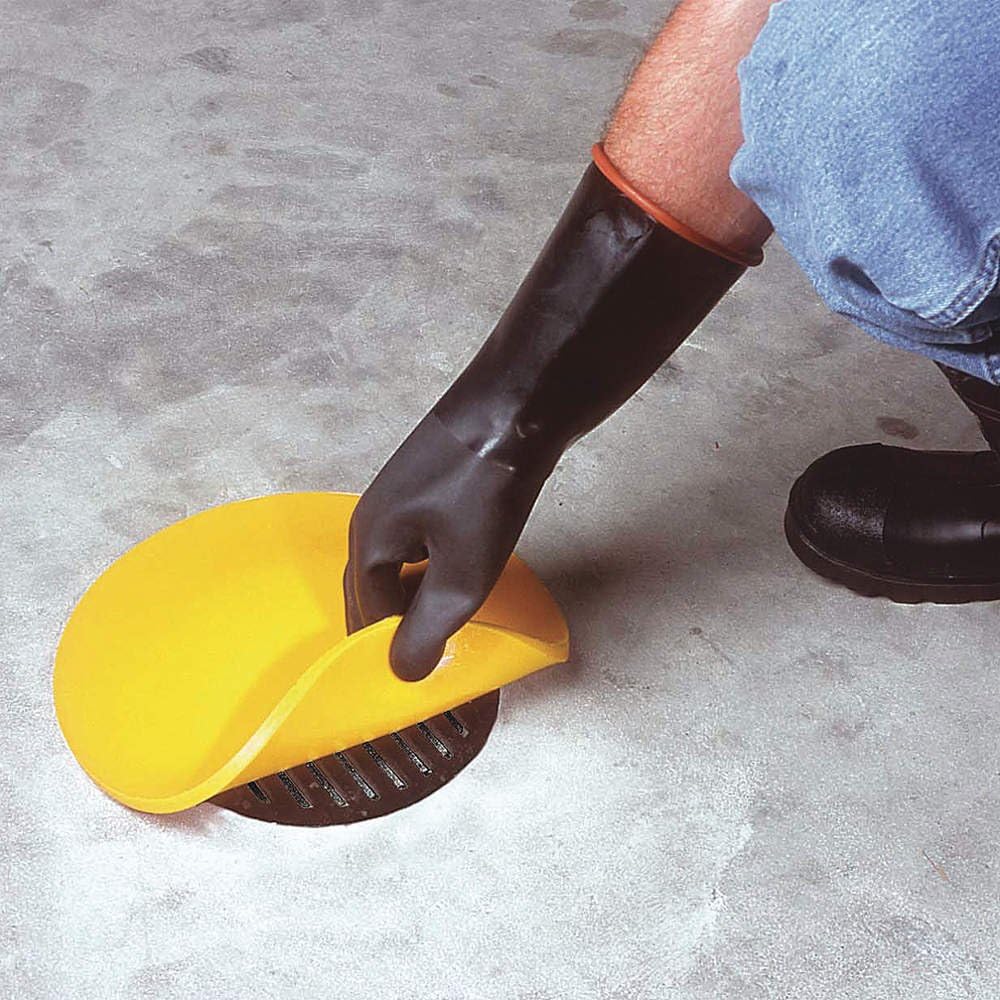 Condor / SinSco - 48FZ17 - Drain Seal, 30inLx30inWx3/8in Thick, Yllw