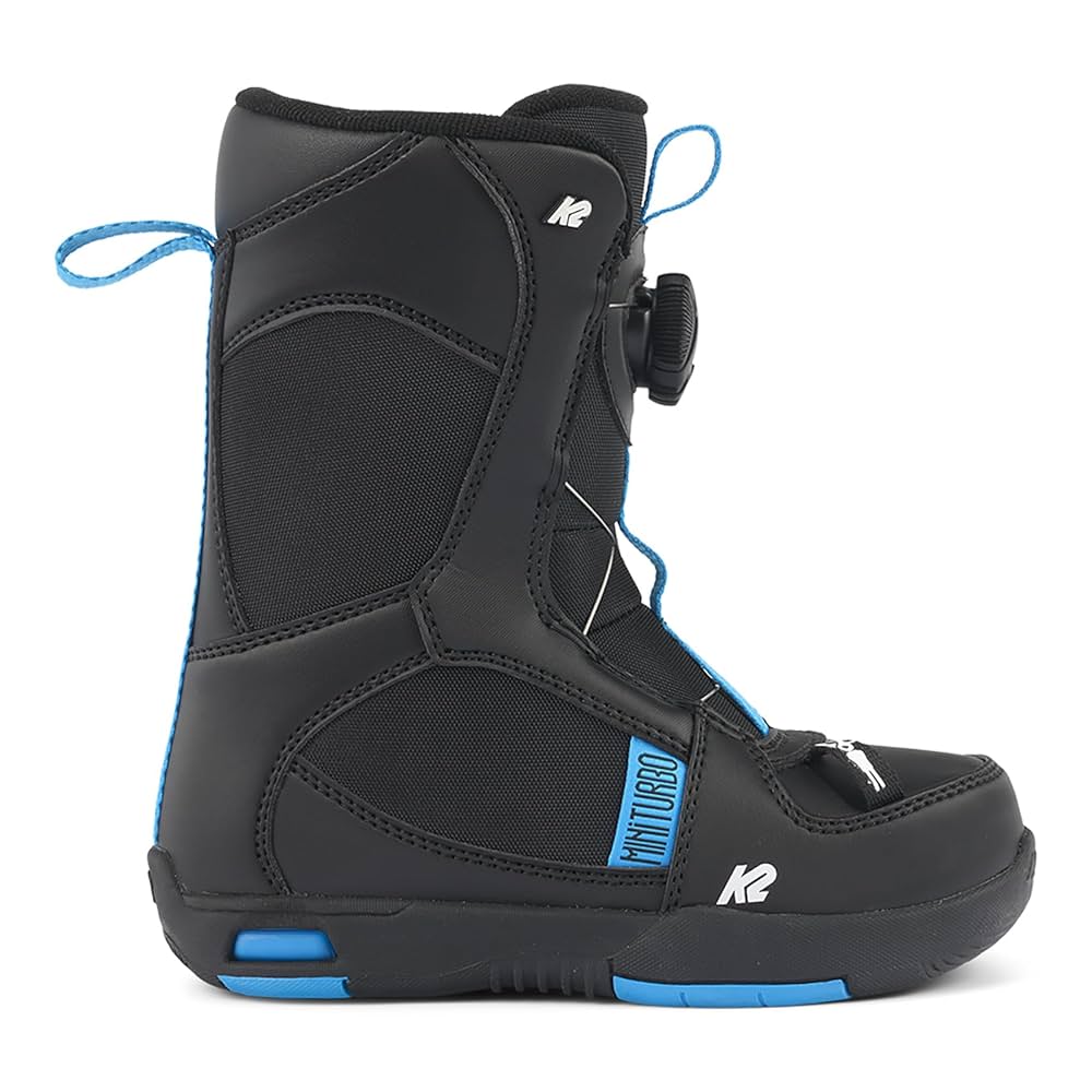 Amazon.com: K2 Mini Turbo Youth Snowboard Boots, Black, 1