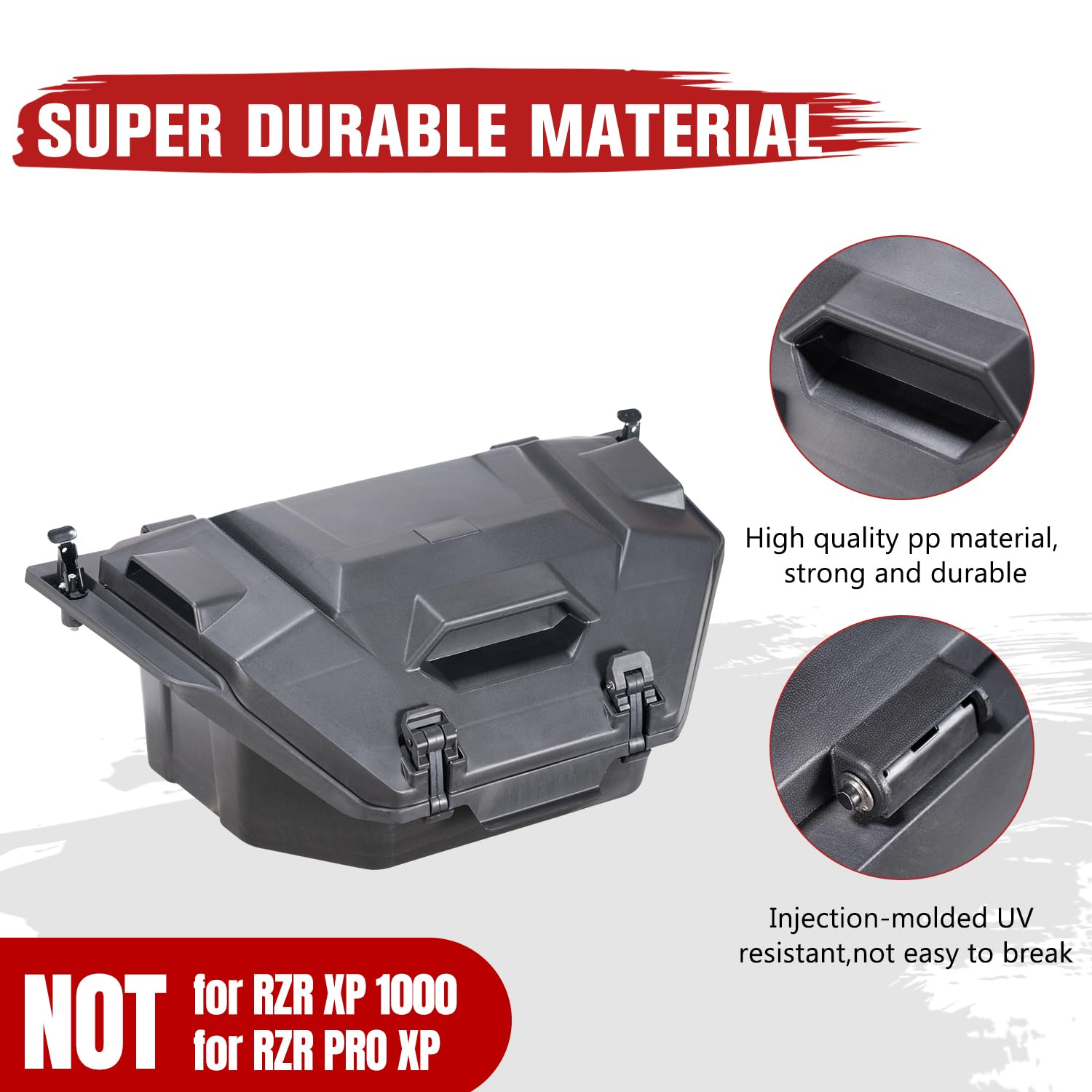 Amazon.com: HAKA TOUGH 36 QT Rear Cargo Box for 2022-2025 Polaris