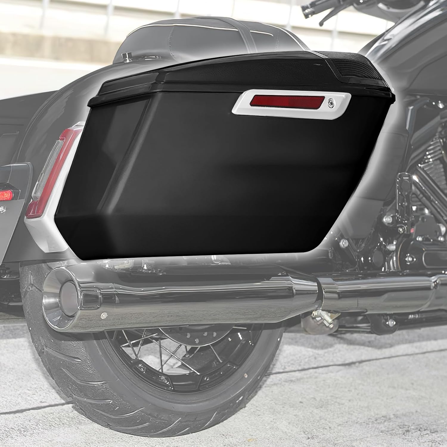 Green-L Hard Saddlebags with 6x9 Speaker Cutout Grills Fit for Harley Touring CVO Street Glide Road Glide 2023-2025