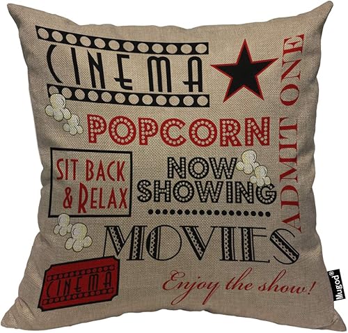 Miniatura 13 de Mugod Fundas de almohada con patrón atómico, vintage, geométrico, de mediados de siglo, rojo, gris, negro, blanco, funda de almohada de algodón y