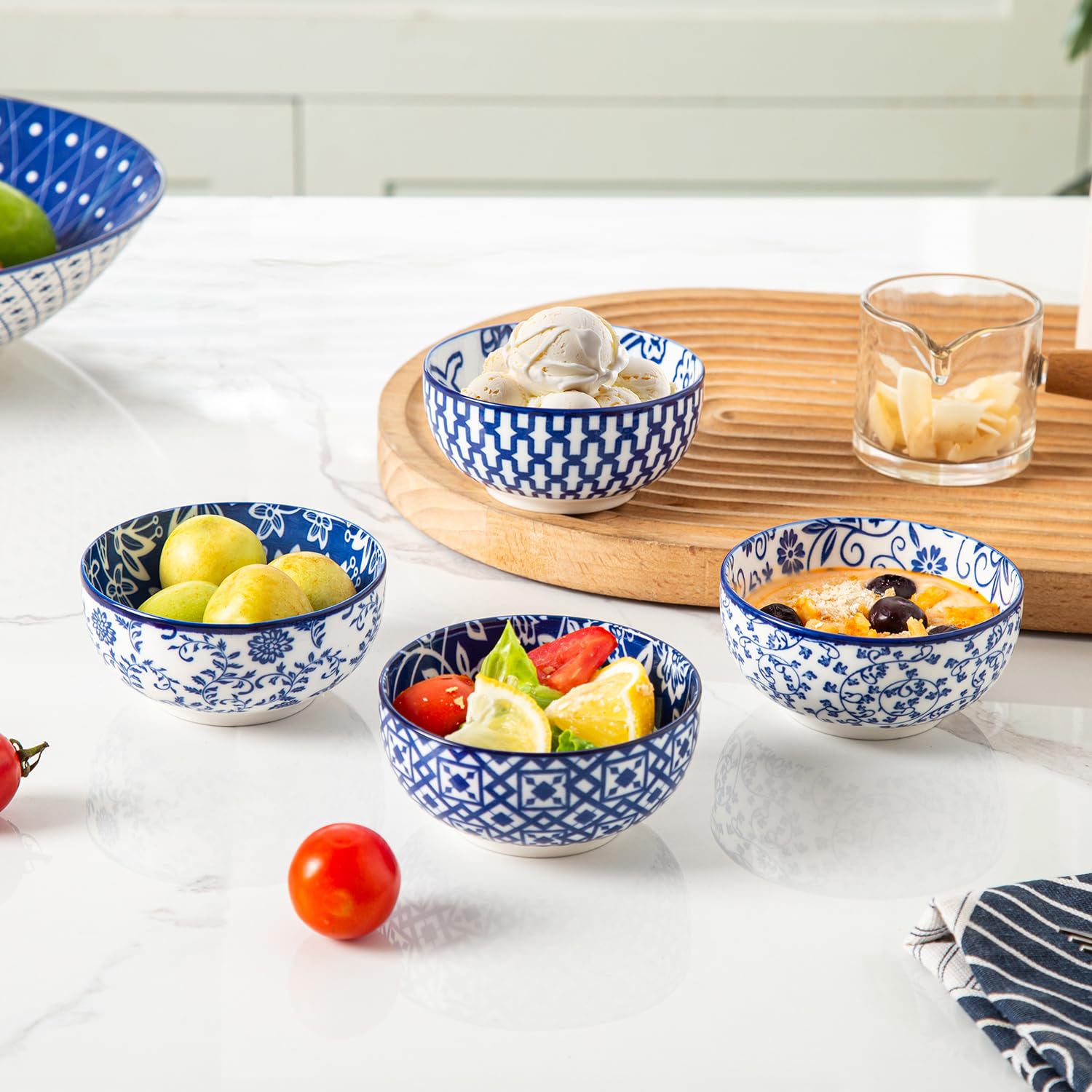 食器 BKB ceramics / mini bowl Amazon.com | Cerkik Ceramic Dipping Bowls Set - Mini 4 Oz Dessert