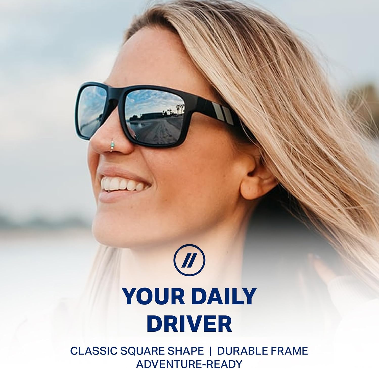 Blenders Eyewear Canyon – Polarized Sunglasses – Active Style, Durable Frame – 100% UV Protection – For Men & Women