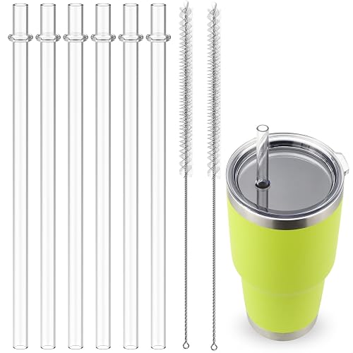 Straws for YETI 6 pcs 9 inch Reusable Tumbler Replacement