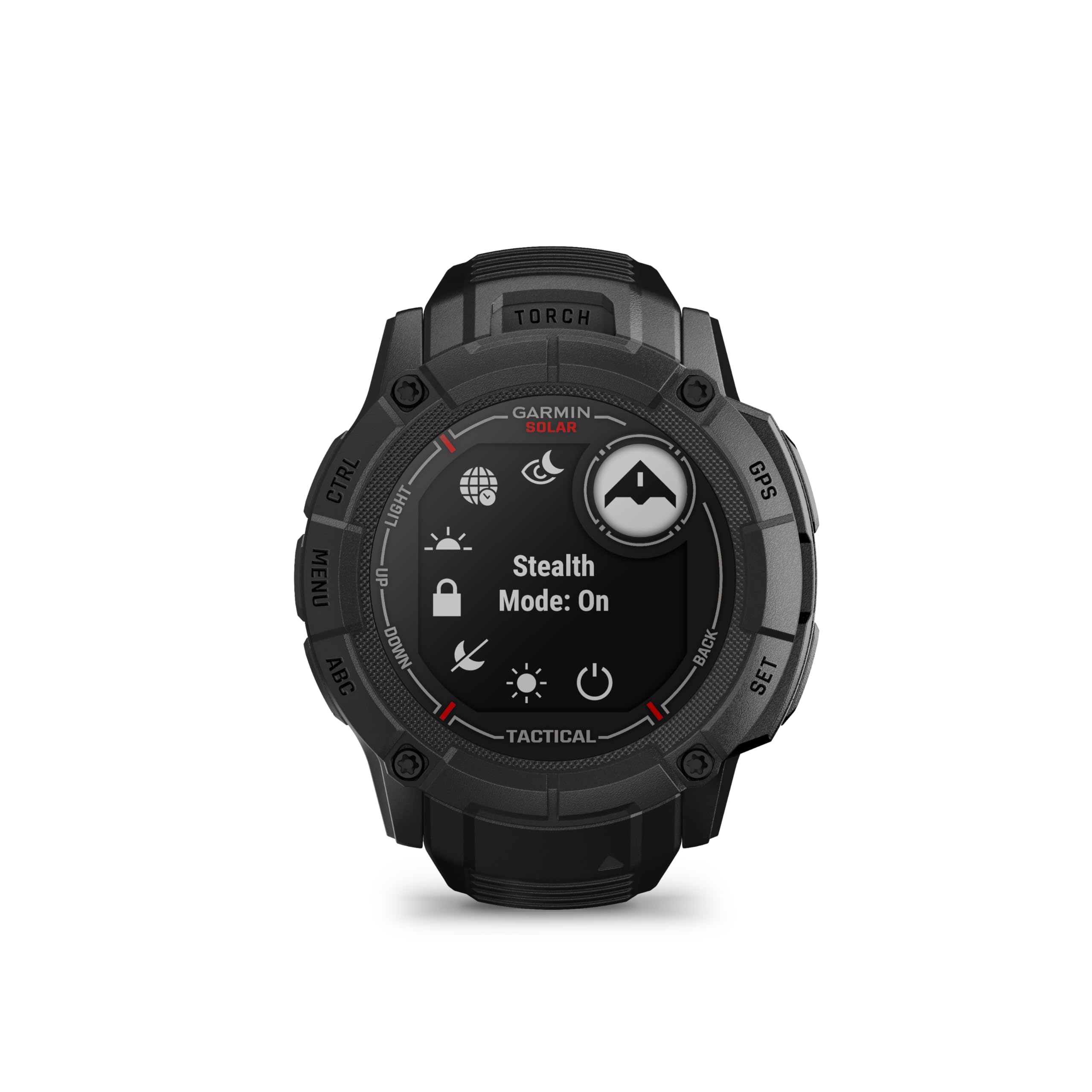 Garmin Instinct 2X, Solar – Tactical Edition - Montre GPS Robuste et connectée – Black - Boîtier 50 mm (Reconditionné)