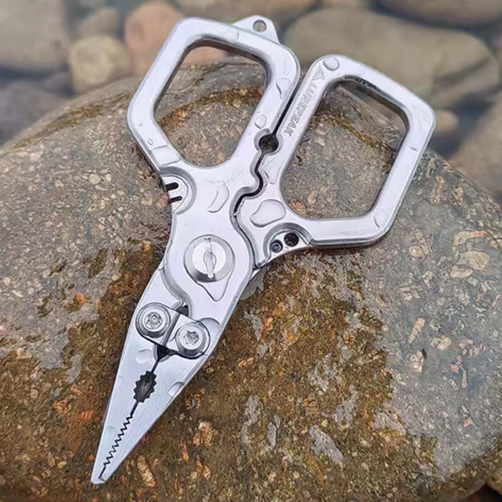 Pinza per Esca da Pesca in Acciaio Inossidabile Forbici da Pesca Multifunzione Gancio da Taglio