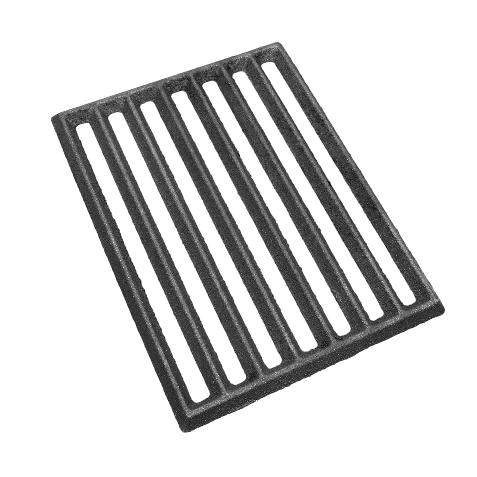 HJ-fuzhou Square Cast Iron Grill Grate, 21.5 x 16CM Heavy Duty Metal Fire Grate, Home Firewood Stove Grate, Solid Cast Iron Grill Grate for Efficient Burning of Wood and Coal