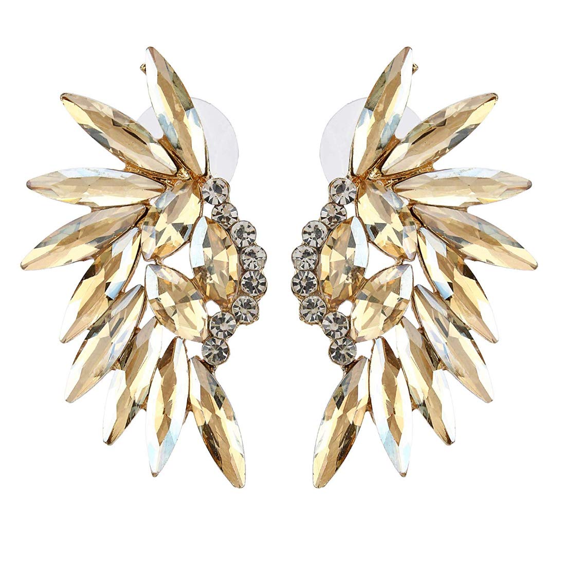 YouBella Jewellery Earrings for women Crystal Earrings for Girls and Women (Brown) (B083K861BL) Amazon Price History, Amazon Price Tracker