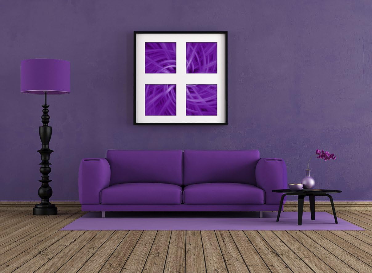 PRESTIGE Interior Paint and Primer in One, Electric Plum, Semi-Gloss, 1 Gallon