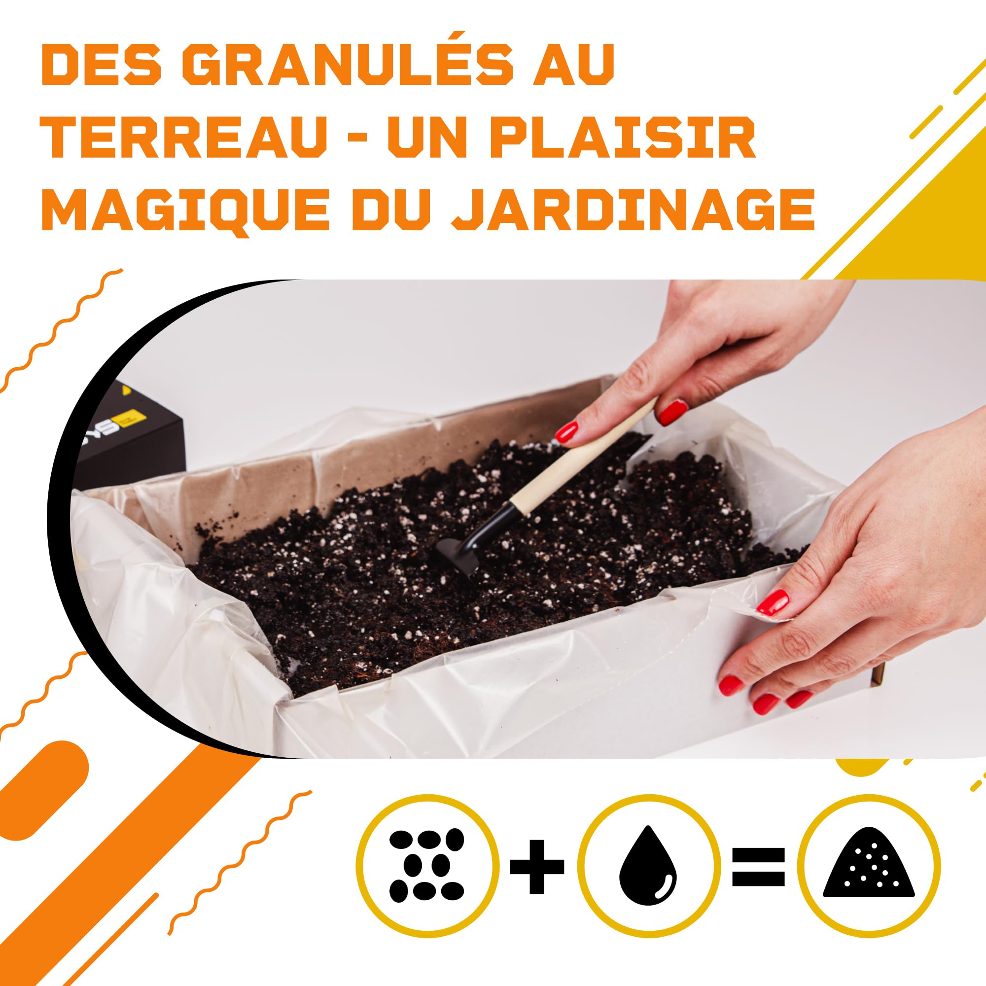 Kit de Jardinage pour Enfant Herbes Aromatiques avec Graines Outils en Bois Terre Set Plantation Thym Basilic Origan Romarin