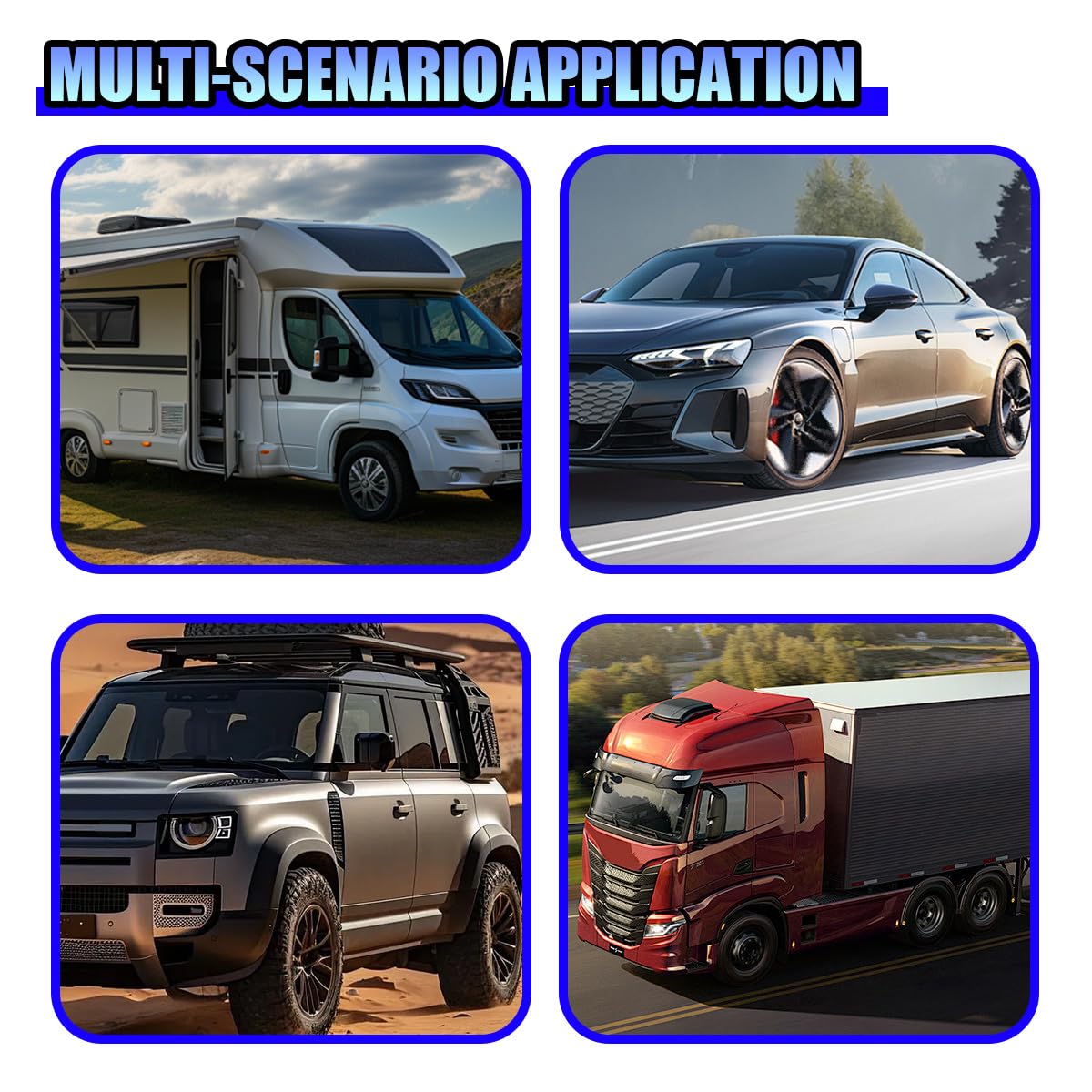 EL Wire Car Interior LED Strip Lights, 5V 16FT Neon Light Strip with Sewing Edge, USB Electroluminescent Car Interior Lights with Fuse Protection, Vehicle Ambient Lighting Decorations (Blue)