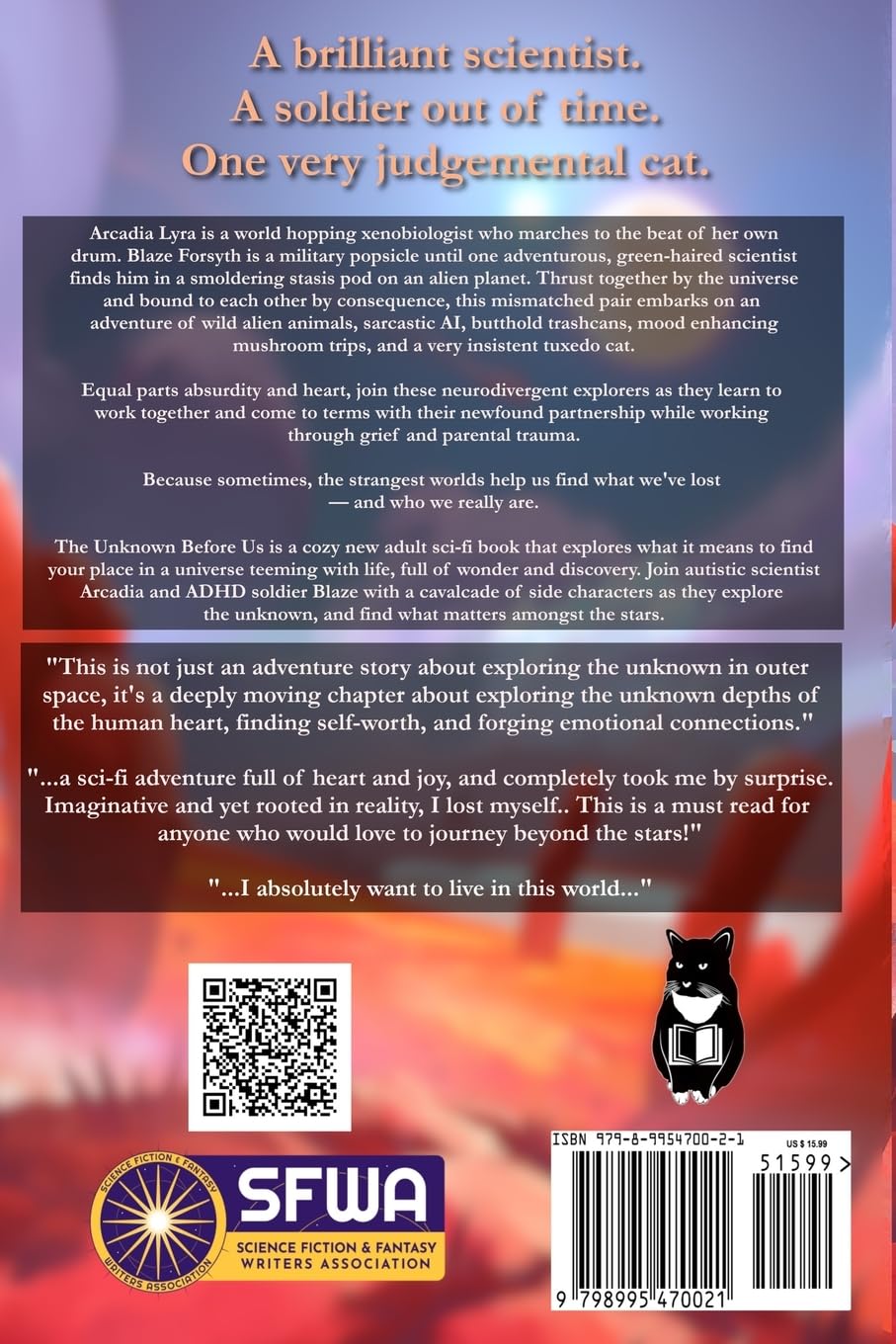 The Unknown Before Us: A Cozy New Adult Sci-Fi Adventure (The Arcadia Chronicles)