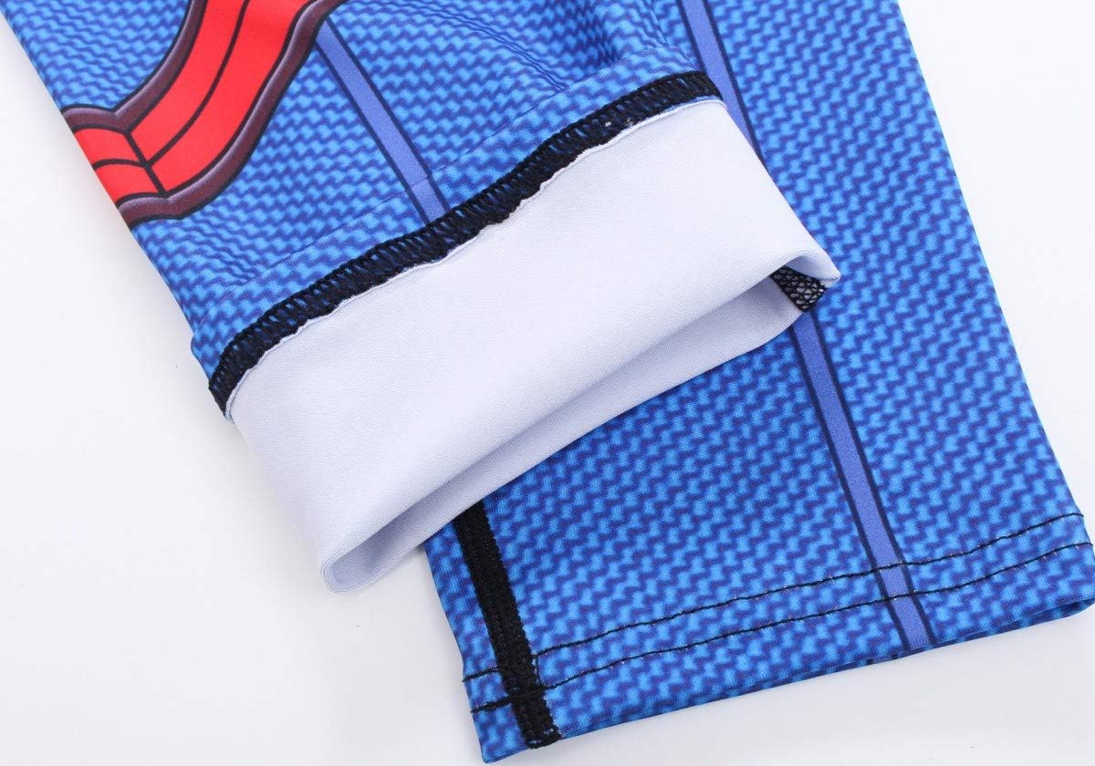 Red Plume Men's Compression Pants Quick Dry Cool Baselayer Leggings Workout Active Sport Printing Pants - Image 5