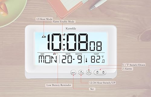 Miniatura 4 de Kernfde Reloj despertador digital