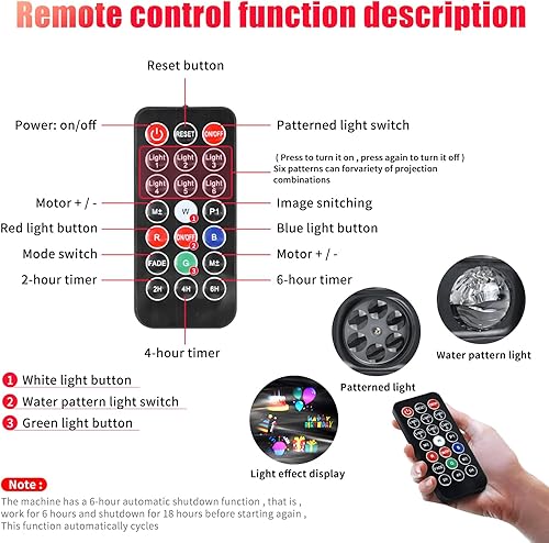 Miniatura 6 de Proyector de luces de Navidad 12 en 1 para exteriores, lámpara LED impermeable IP65, lámpara LED giratoria de 180 para Navidad, fiesta de Halloween,