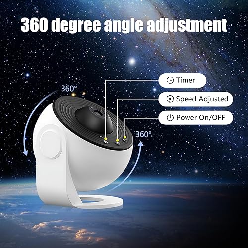 Miniatura 4 de Proyector de galaxia 13 en 1 Planetario Proyector de estrellas para dormitorio Imágenes HD Proyector giratorio de 360  de luz de cielo Diseño de