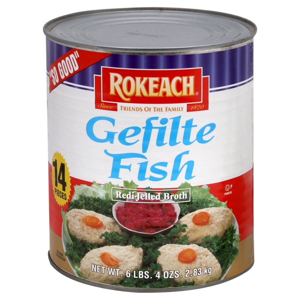 Rokeach, Fish Gefilte 14Pc, 6.25 LB (Pack of 6)