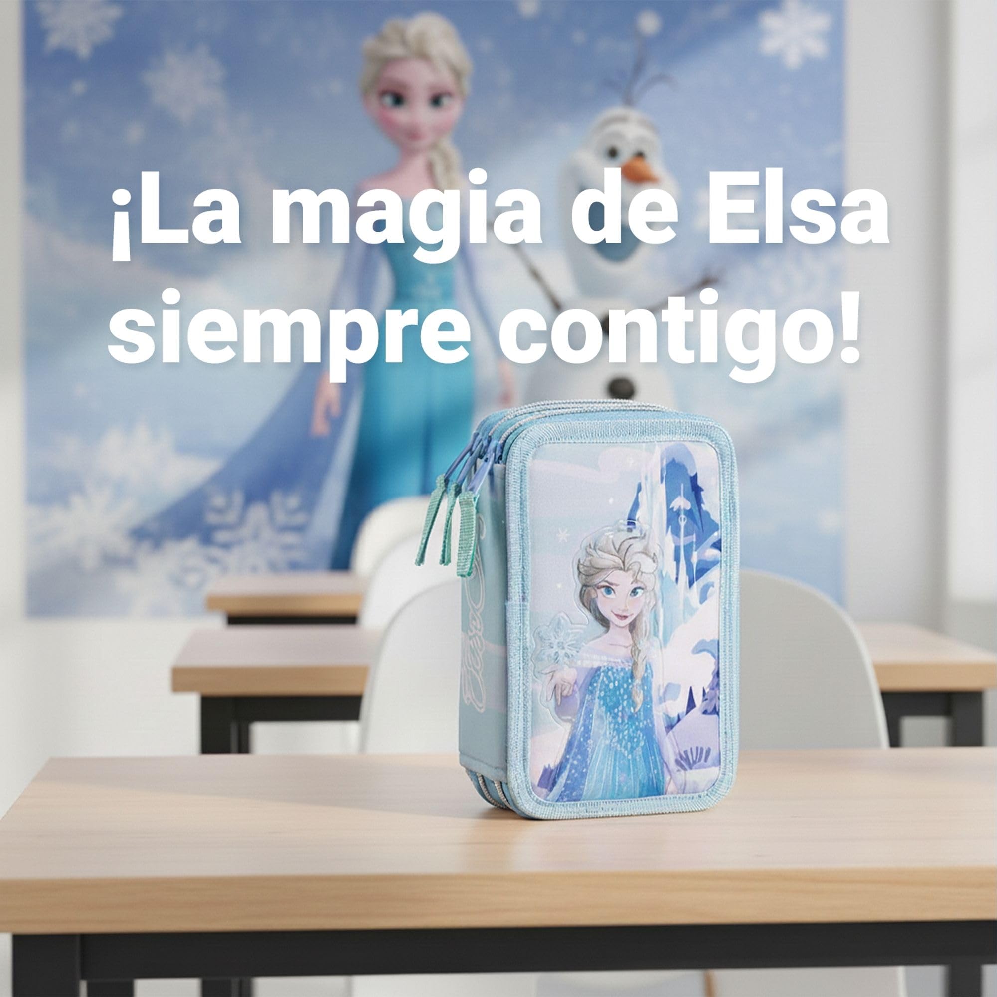 Estuche Escolar Disney para Niños con Diseño Original, Gran Capacidad para Lápices y Accesorios, Ideal para Regalo y Uso Diario en el Colegio