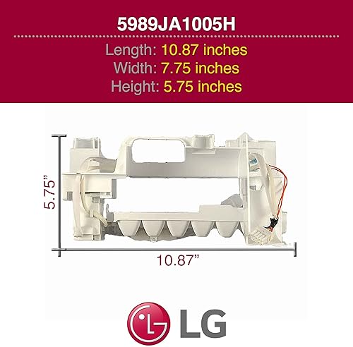 Miniatura 9 de LG AJU73753101 Conjunto de válvula de entrada de agua original OEM para refrigeradores LG