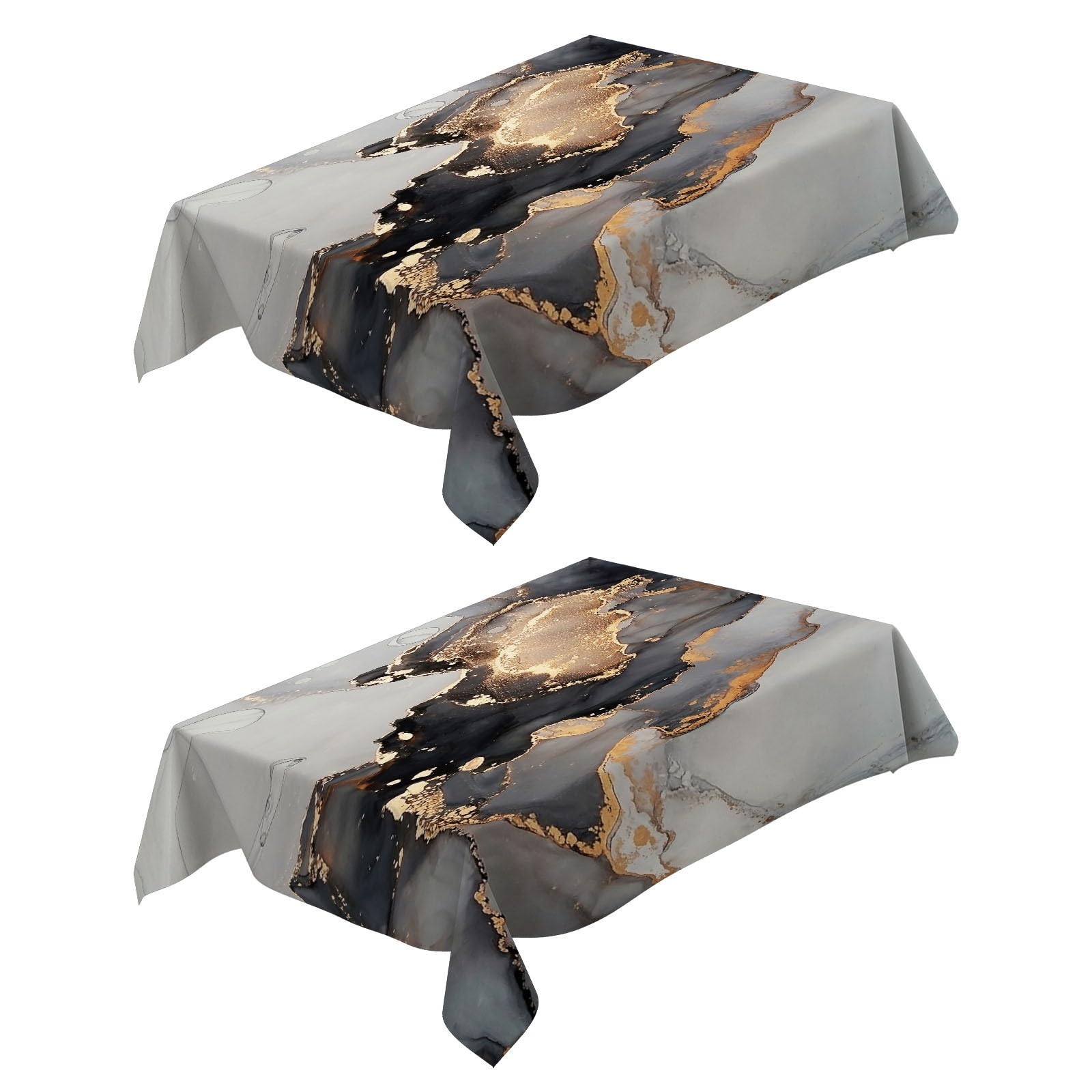 Nappe de cuisine marbre pour des repas de famille sans taches