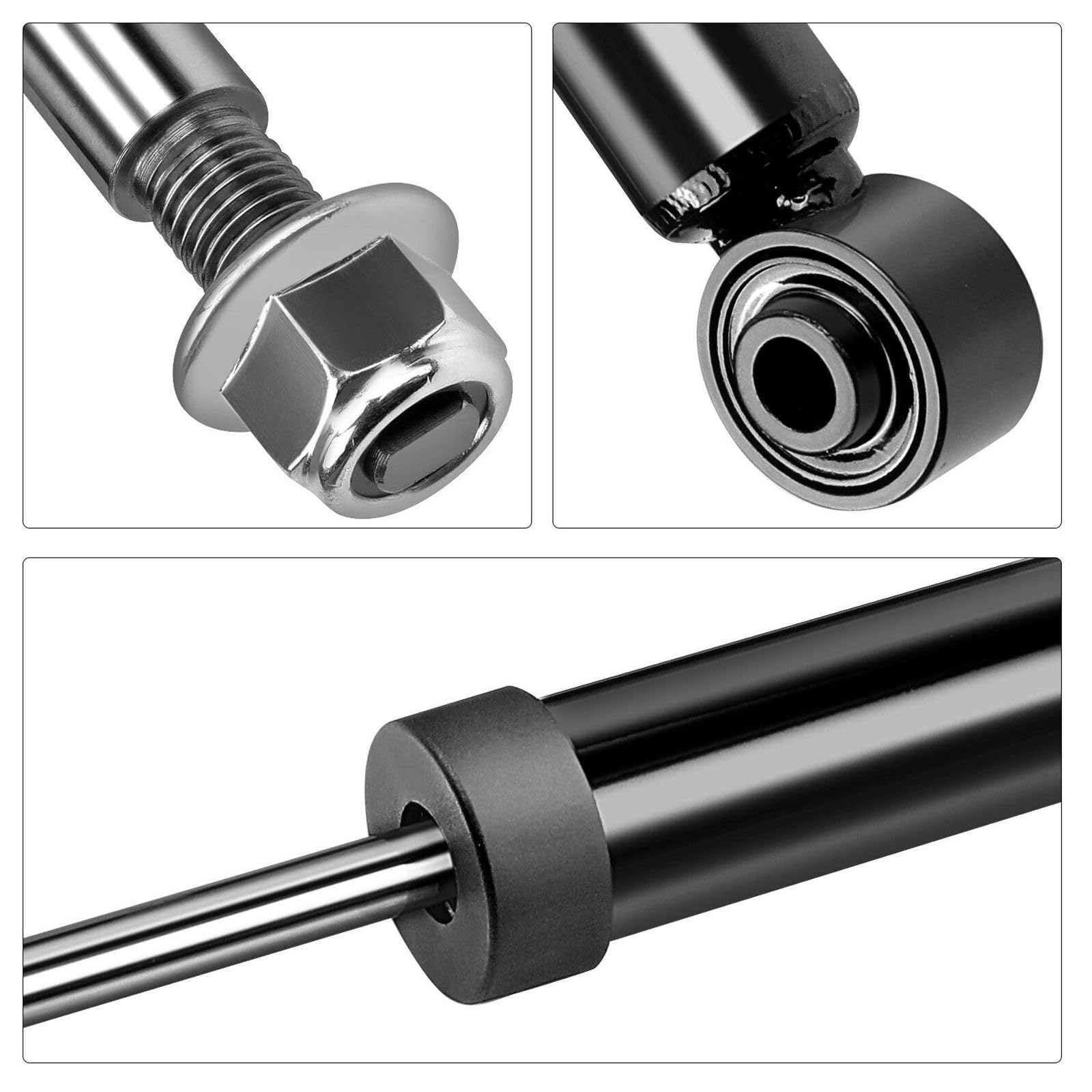 Karoldeare 2pcs Suspension Absorber Strut Set Rear Left Right Black for Chevy for Cruze 2011-2015 for Cruze Limited 2016 for Volt 2011-2015 9.96-Stroke Length (in)