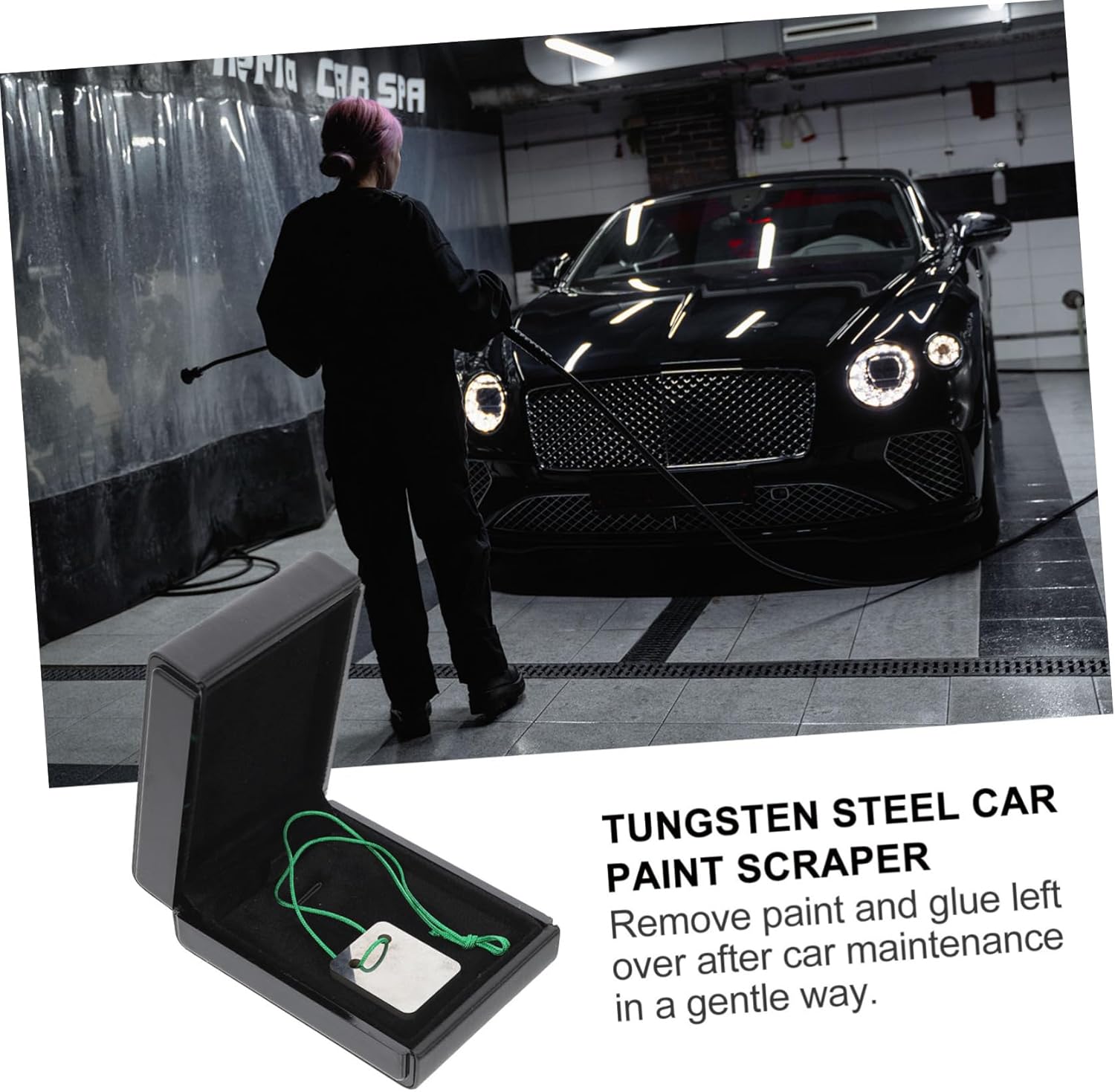 Auto Removal Scraper Scratch for Detailing Tool Tungsten Steel Polishing Random Style