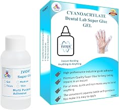 Dental Lab Super Glue Adhesive Instant Bonding - Gel (2oz)