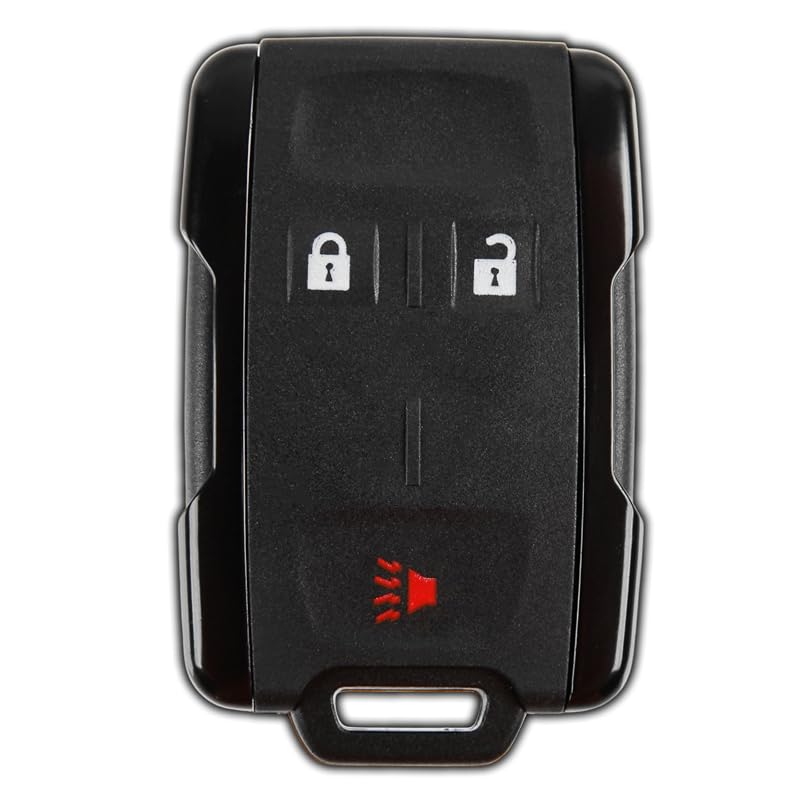 Controle Remoto KeylessOption de 3 Botões para Chevrolet e GMC, M3N-32337100 e 13577771, Ignição com Chave