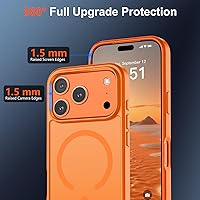 Vista 1426 de SUPFINE Funda magnética para iPhone 11 (compatible con MagSafe) (protección contra caídas de grado militar), translúcida mate a prueba de golpes