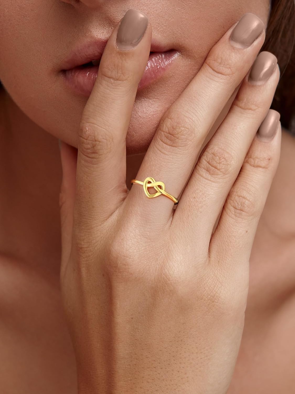 ChicSilver 925 Sterling Silver Love Knot Promise Ring High Polish Comfort Fit Band Ring Size 4-12 - Image 2